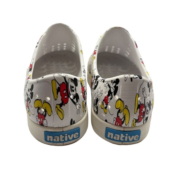 Native Shoes Jefferson Mickey Mouse Print Slip-On Sneakers Kids J3 - Picture 4 of 7